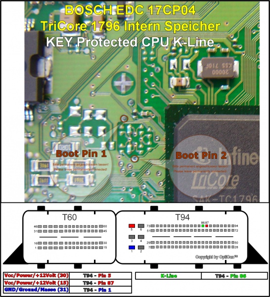 Bosch EDC 17CP04 (Seat) pinout diagram 2